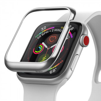 Rama pentru Apple Watch 7 / 8 (45mm) - Ringke Bezel Styling - Glossy Silver