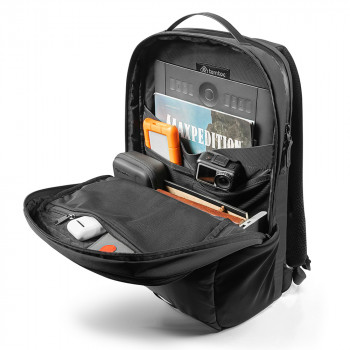 Rucsac pentru Laptop 15.6", cu 15 Buzunare - Tomtoc Navigator (T68M1D1) - Black - Img 4