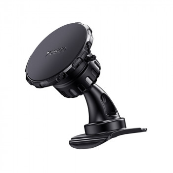 Suport Auto cu Prindere in Grila de Ventilatie si Bord - Yesido (C153) - Black - Img 2