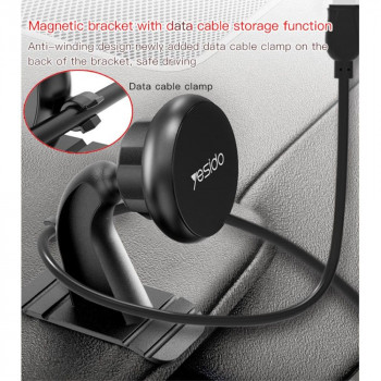 Suport Auto Magnetic pentru Bord - Yesido (C91) - Black - Img 3