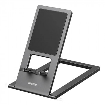 Suport Birou Telefon / Tableta - Baseus Foldable (LUKP000013) - Gray - Img 1