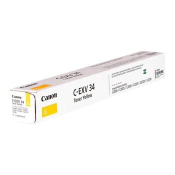 Cartus imprimanta Canon OEM EXV-34 Y Laser toner original 3789B003, C-EXV34, yellow, 19000 pagini