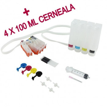 Ciss pentru HP cartuse HP655 HP-655 CZ109AE CZ110AE CZ111AE CZ112AE BLACK CYAN MAGENTA YELLOW - Img 2