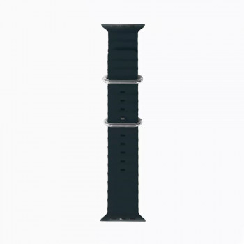 Curea pentru Apple Watch 1/2/3/4/5/6/7/8/SE/SE 2 (38/40/41mm) - Techsuit Watchband (W038) - Black - Img 3