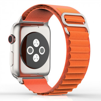 Curea pentru Apple Watch 1/2/3/4/5/6/7/8/SE/SE 2 (38/40/41mm) - Techsuit Watchband (W037) - Orange - Img 2