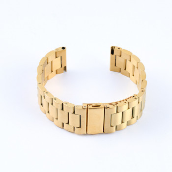 Curea pentru Apple Watch 1/2/3/4/5/6/7/8/SE/SE 2/Ultra (42/44/45/49mm) - Techsuit Watchband (W036) - Gold - Img 3