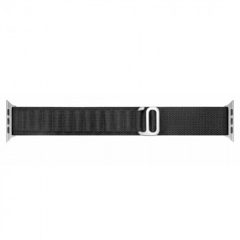 Curea pentru Apple Watch 1/2/3/4/5/6/7/8/SE/SE 2/Ultra (42/44/45/49mm) - Techsuit Watchband (W037) - Black - Img 2