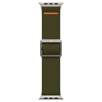 Curea pentru Apple Watch 1 / 2 / 3 / 4 / 5 / 6 / 7 / 8 / SE / SE 2 / Ultra (42 mm / 44 mm / 45 mm / 49 mm) - Spigen Fit Lite Ultra - Khaki - Img 4