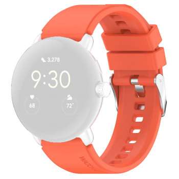 Curea pentru Pixel Watch, Samsung Galaxy Watch 4/5, Huawei Watch GT 3 (42mm)/GT 3 Pro (43mm) - Techsuit Watchband 20mm (W026) - Orange - Img 2