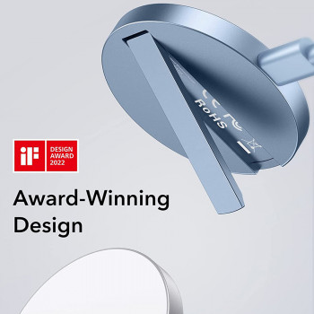 ESR - Wireless Charger HaloLock - MagSafe Compatible, with Kickstand - Sierra Blue - Img 3