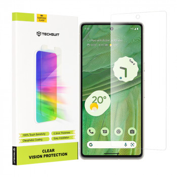 Folie protectie telefon Google Pixel 7 - Techsuit Clear Vision Glass - Transparent
