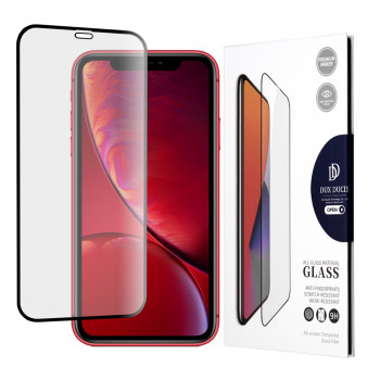 Folie protectie telefon Iphone 11 / XR - Dux Ducis Tempered Glass - Black