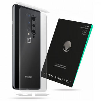 Folie protectie telefon OnePlus 8 - Alien Surface Screen+Edges+Back - Transparent