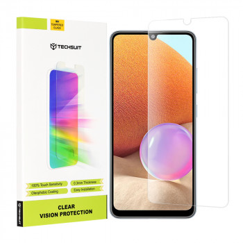 Folie protectie telefon Samsung Galaxy A32 4G - Techsuit Clear Vision Glass - Transparent
