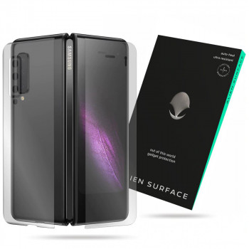 Folie protectie telefon Samsung Galaxy Fold, Galaxy Fold 5G - Alien Surface Screen+Edges+Back - Transparent