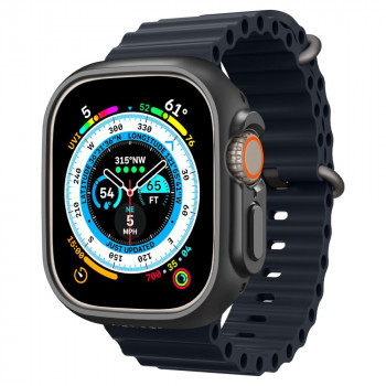 Husa pentru Apple Watch Ultra (49mm) - Spigen Thin Fit - Black - Img 2
