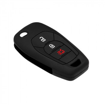 Husa pentru cheie Chevrolet Onix, Spark - Techsuit Car Key Case (1013.03) - Black - Img 3