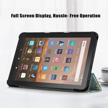 Husa pentru tableta Amazon Fire HD 8 (2017) - Techsuit FoldPro - Black - Img 3