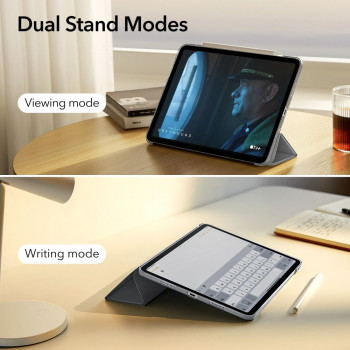 Husa pentru tableta iPad Pro 11 (2020 / 2021 / 2022) - ESR Ascend Trifold - Grey - Img 4