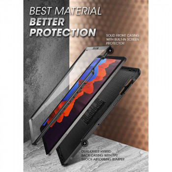 Husa pentru tableta Samsung Galaxy Tab S7 Plus / S8 Plus - Supcase Unicorn Beetle Pro - Black - Img 4