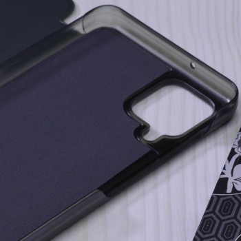 Husa Samsung Galaxy A12 / A12 Nacho Eco Leather View Flip Tip Carte - Dark Blue - Img 3