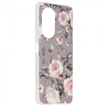 Husa telefon Huawei nova 9 SE - Techsuit Marble Series - Bloom of Ruth Gray - Img 2
