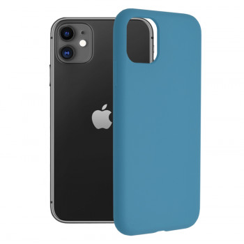Husa telefon iPhone 11 - Techsuit Soft Edge Silicone - Denim Blue - Img 1