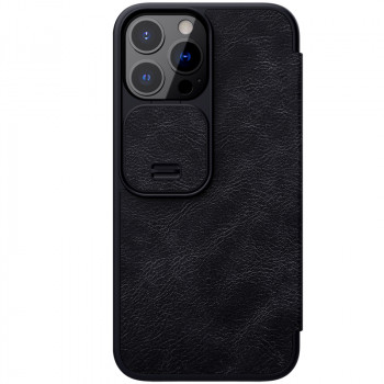 Husa telefon iPhone 13 Pro Max - Nillkin QIN Leather Pro Case - Black