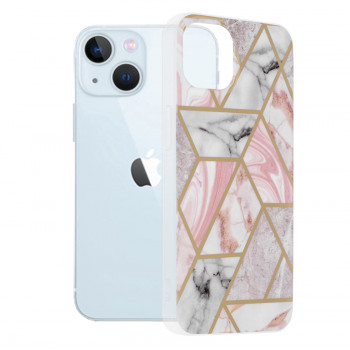 Husa telefon iPhone 13 - Techsuit Marble Series - Pink Hex