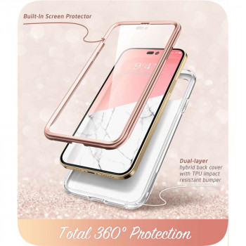Husa telefon iPhone 14 Pro - I-Blason Cosmo - Marble - Img 4