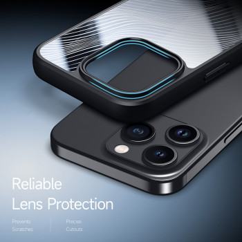 Husa telefon iPhone 15 Pro - Dux Ducis Aimo Series - Black - Img 3