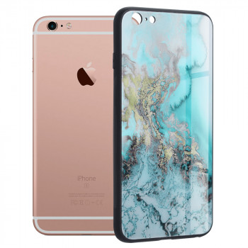 Husa telefon iPhone 6 / 6S - Techsuit Glaze Series - Blue Ocean