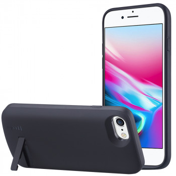 Husa telefon iPhone 6 Plus / 6s Plus / 7 Plus / 8 Plus cu Baterie de 6000mAh - Techsuit Power Pro - Black - Img 2