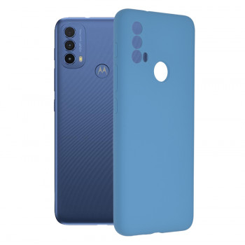 Husa telefon Motorola Moto E40 / Moto E30 - Techsuit Soft Edge Silicone - Denim Blue - Img 1