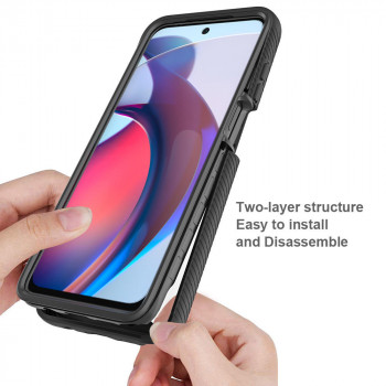 Husa telefon Motorola Moto G Power 5G + Folie - Techsuit Defense360 Pro - Black - Img 3
