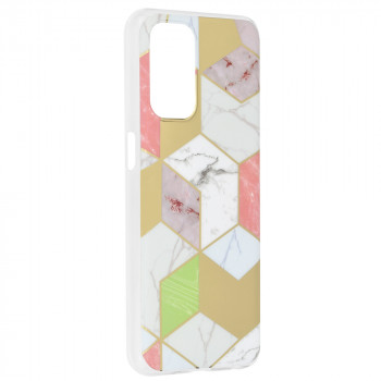 Husa telefon Oppo A54 5G / A74 5G / OnePlus Nord N200 5G - Techsuit Marble Series - Purple Hex - Img 2