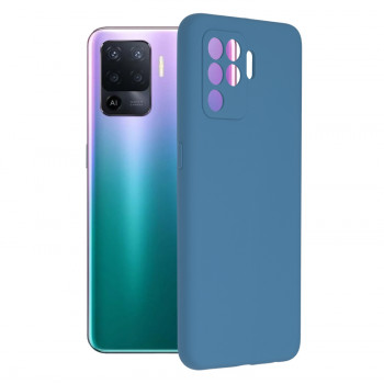 Husa telefon Oppo A94 4G / Reno5 Lite 4G - Techsuit Soft Edge Silicone - Denim Blue