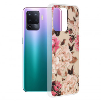 Husa telefon Oppo A94 4G / Reno5 Lite - Techsuit Marble Series - Mary Berry Nude