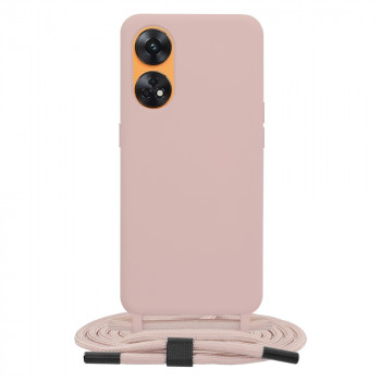 Husa telefon Oppo Reno8 T - Techsuit Crossbody Lanyard - Pink