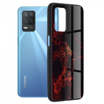 Husa telefon Realme 8 5G - Techsuit Glaze Series - Red Nebula - Img 1