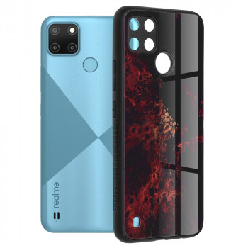 Husa telefon Realme C21Y / C25Y - Techsuit Glaze Series - Red Nebula