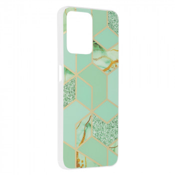 Husa telefon Realme C35 / Narzo 50A Prime - Techsuit Marble Series - Green Hex - Img 2