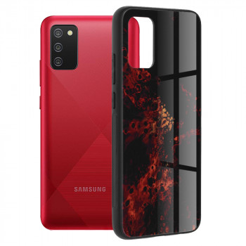 Husa telefon Samsung Galaxy A02s - Techsuit Glaze Series - Red Nebula - Img 1