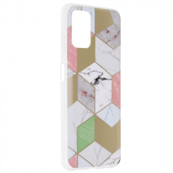 Husa telefon Samsung Galaxy A03s - Techsuit Marble Series - Purple Hex - Img 2