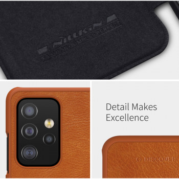 Husa telefon Samsung Galaxy A52 4G / A52 5G / A52s 5G - Nillkin QIN Leather Case - Black - Img 3
