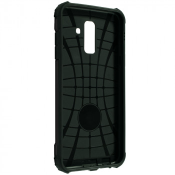 Husa telefon Samsung Galaxy A6 Plus 2018 - Techsuit Hybrid Armor - Black - Img 2