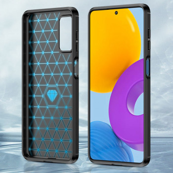 Husa telefon Samsung Galaxy M52 5G - Techsuit Carbon Silicone - Black - Img 2