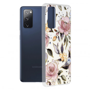 Husa telefon Samsung Galaxy S20 FE / S20 FE 5G - Techsuit Marble Series - Chloe White