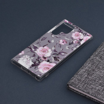 Husa telefon Samsung Galaxy S22 Ultra 5G - Techsuit Marble Series - Bloom of Ruth Gray - Img 4