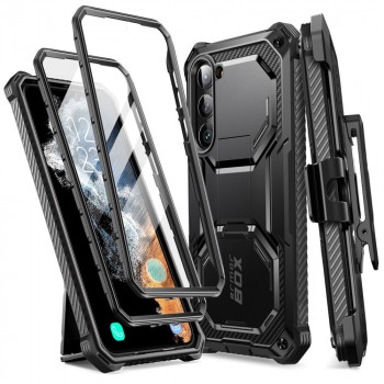 Husa telefon Samsung Galaxy S23 Plus + Folie - I-Blason Armorbox - Black